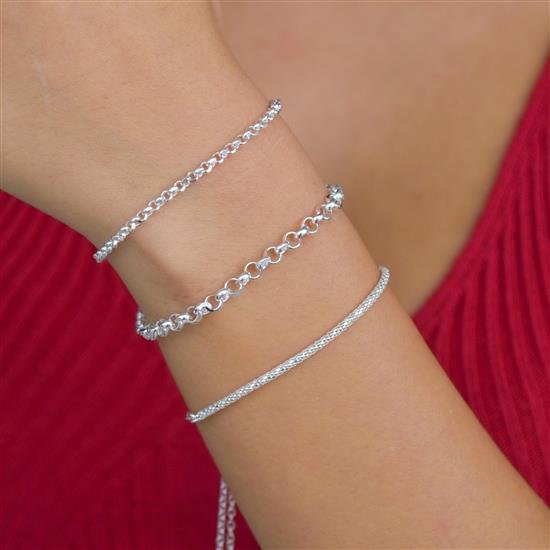 Mix de Pulseiras Prata Lady Lilly