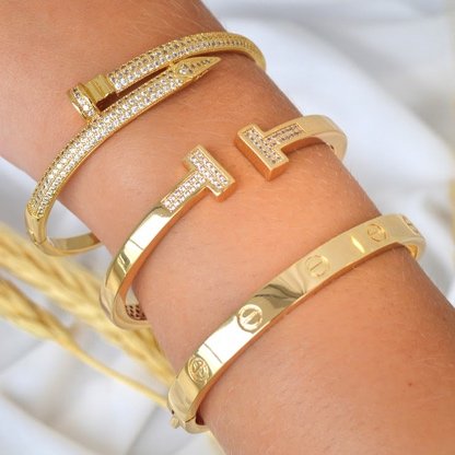 Mix de pulseiras douradas- Lady Lilly